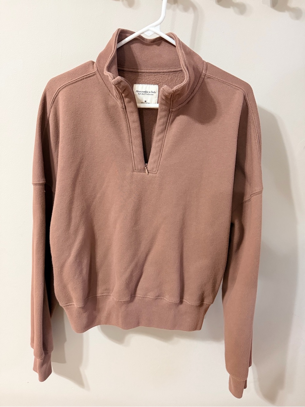 Abercrombie & Fitch Womens Half-Zip Sweater